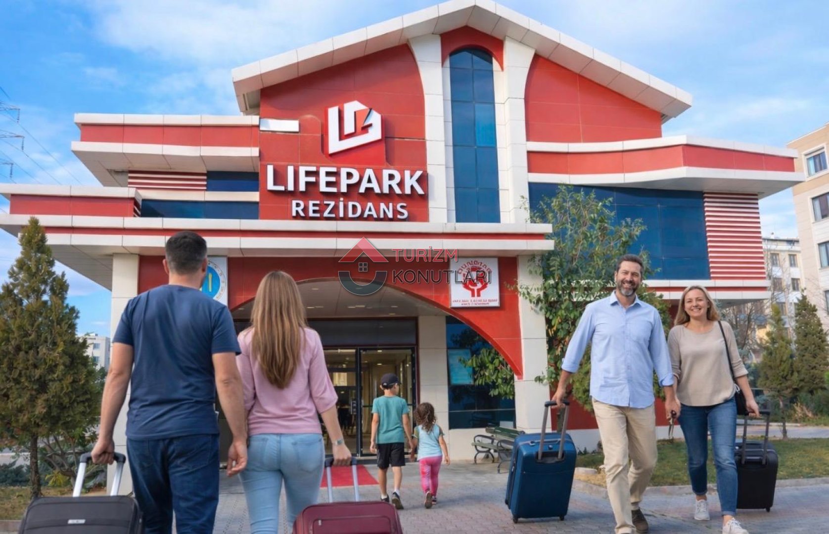Konya Otogar Bölgesi Ultra Lüks Rezidans Konaklama Lifepark Rezidans